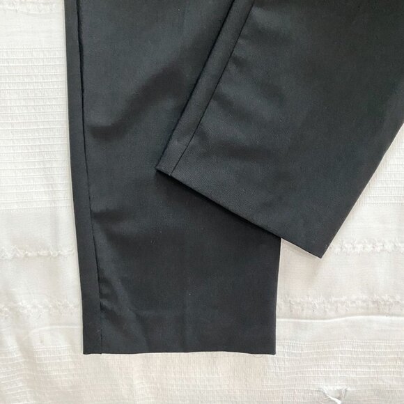 ZARA BLACK RUFFLE V-NECK SATIN WAISTLINE JUMPSUIT STYLE 8758/413/800 - S - Picture 11 of 12